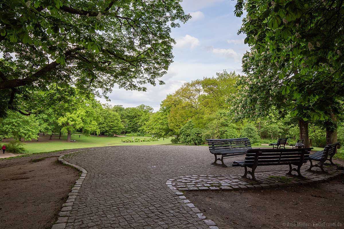 Schöner Ausblickspunkt im Volkspark Schöneberg-Wilmersdorf Schöner Ausblickspunkt im Volkspark Schöneberg-Wilmersdorf