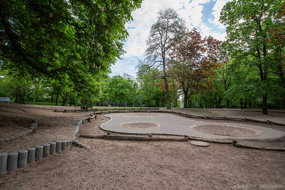 Skateboard Anlage im Volkspark Schöneberg-Wilmersdorf