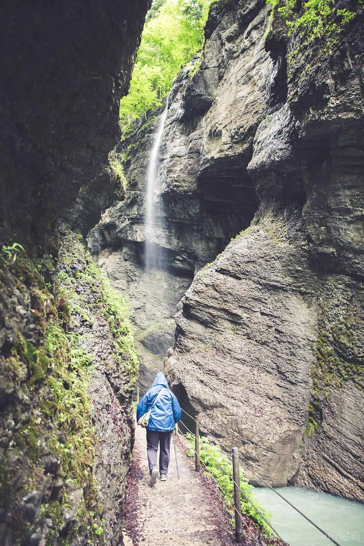 Wasserfall in der Partnachklamm Wasserfall in der Partnachklamm