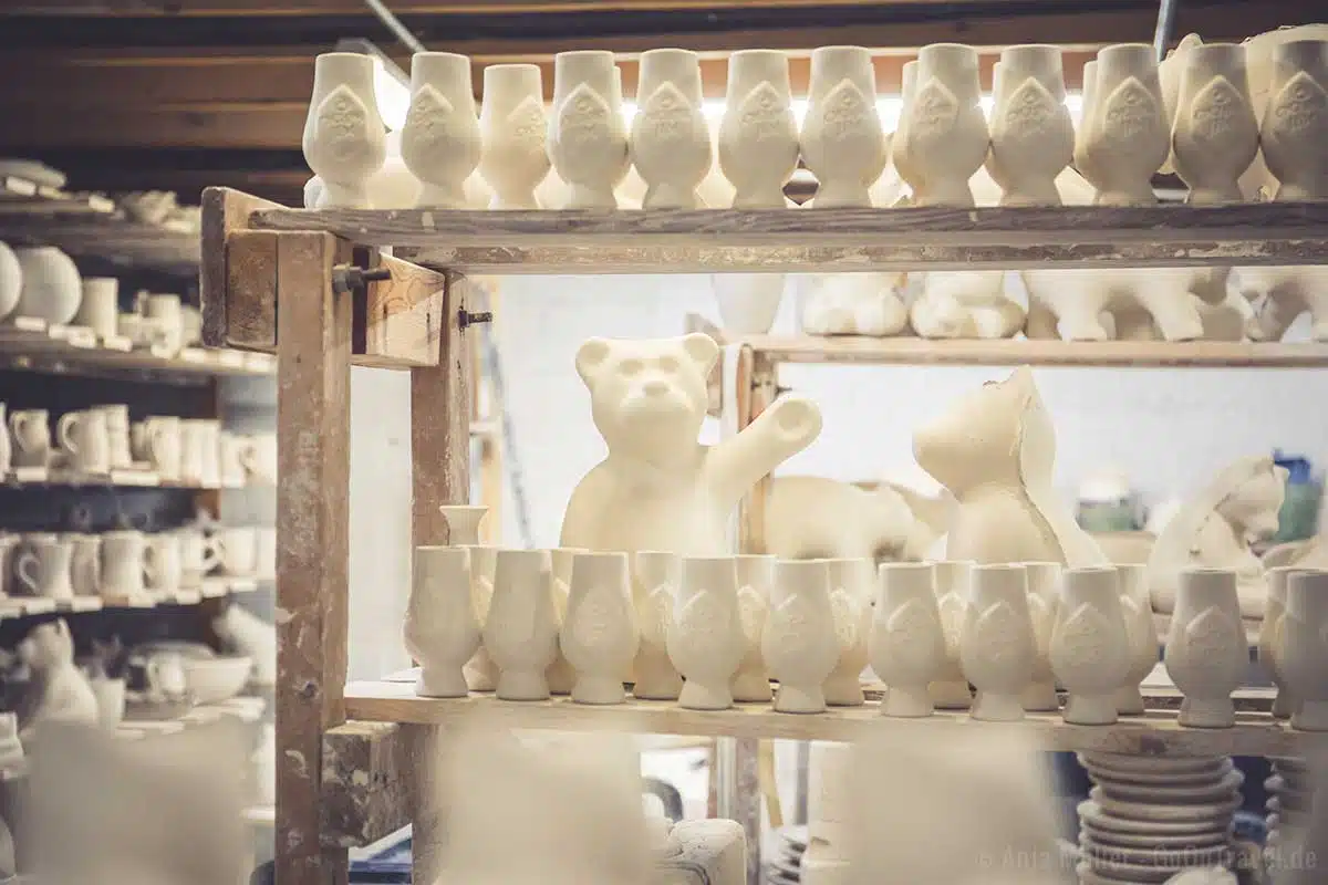 In der Werkstatt der Pigeon River Pottery In der Werkstatt der Pigeon River Pottery