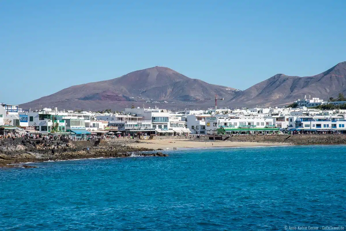 Playa Blanca mit gleichnamigen Strandabschnitt