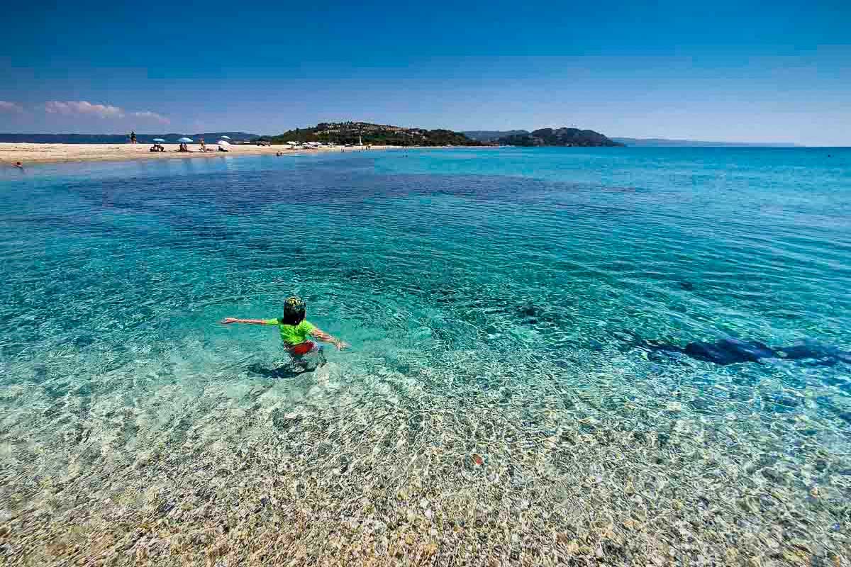 Ein kleines Paradies ist der Possidi Beach auf Chalkidiki