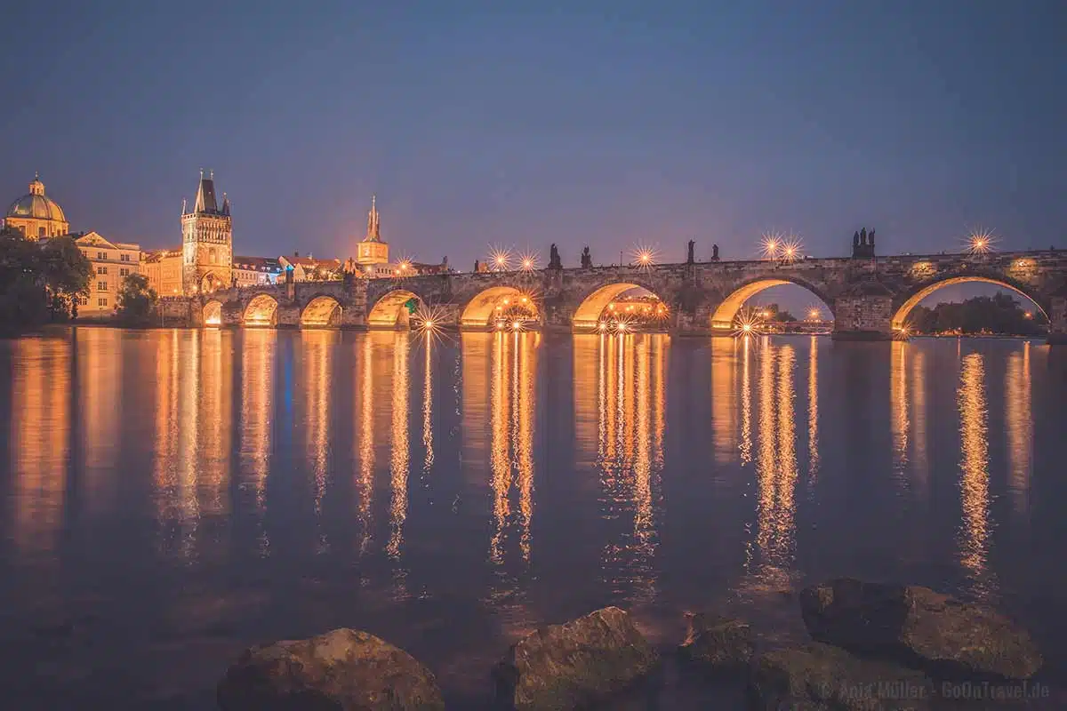 Karlsbrücke am Abend Karlsbrücke am Abend