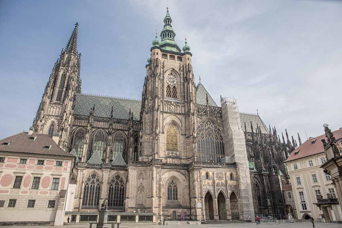 Prager Burg am Morgen