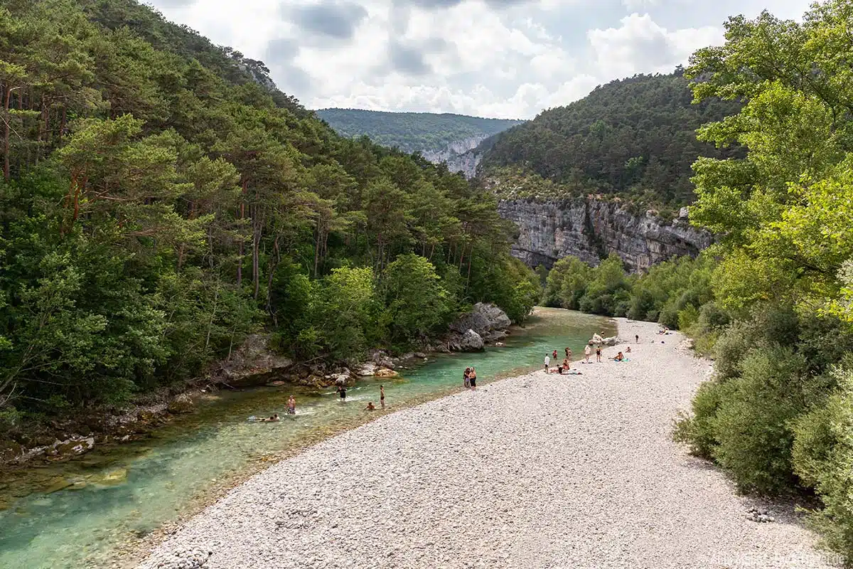 Baden im Verdon Fluss Baden im Verdon Fluss