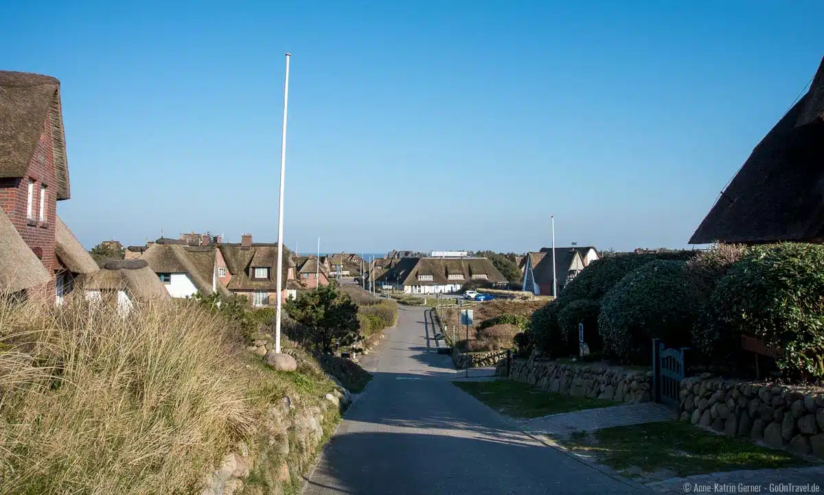 Strandweg in Rantum Strandweg in Rantum