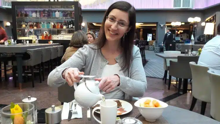 Frühstück im Radisson Blu