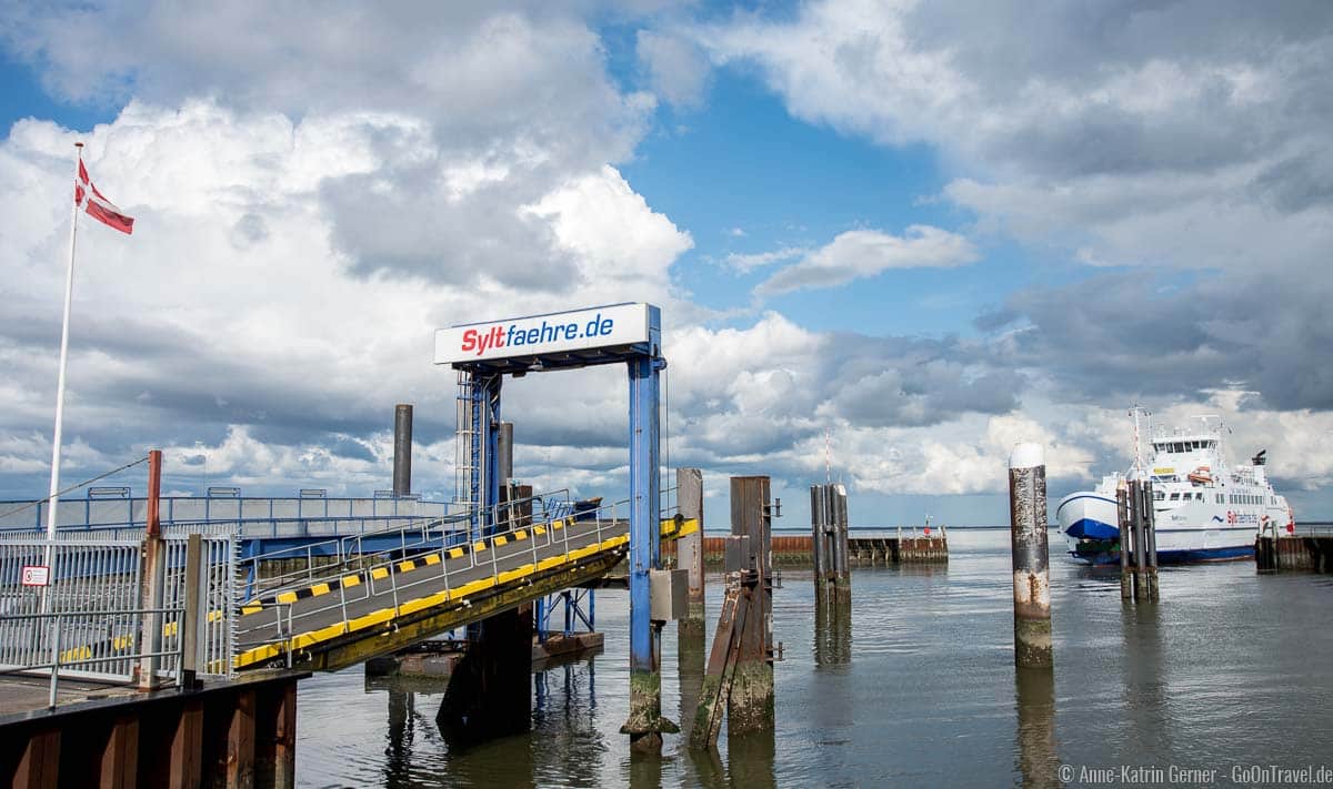 Die Syltfähre im Hafen von Havneby Die Syltfähre im Hafen von Havneby
