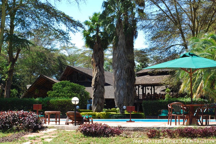 Poolbereich Ol Tukai Lodge Amboseli