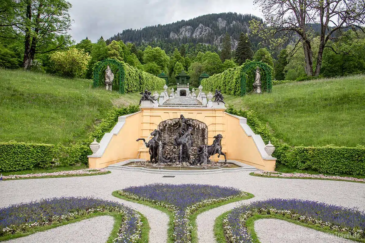 Kaskade am Schloss Linderhof Kaskade am Schloss Linderhof