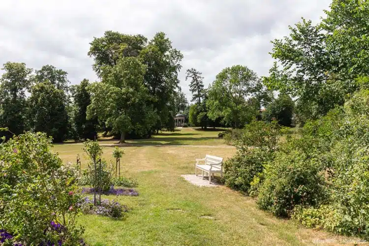 Der Park vom Schloss Hohenzieritz Der Park vom Schloss Hohenzieritz