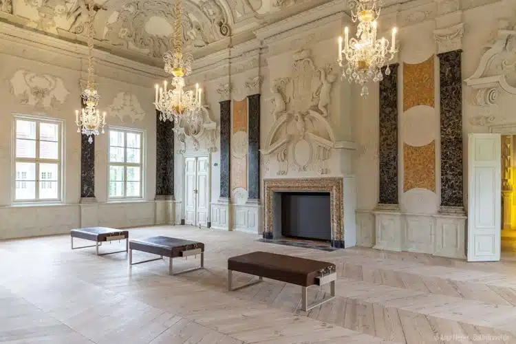 Ein Raum im Schloss Mirow Ein Raum im Schloss Mirow