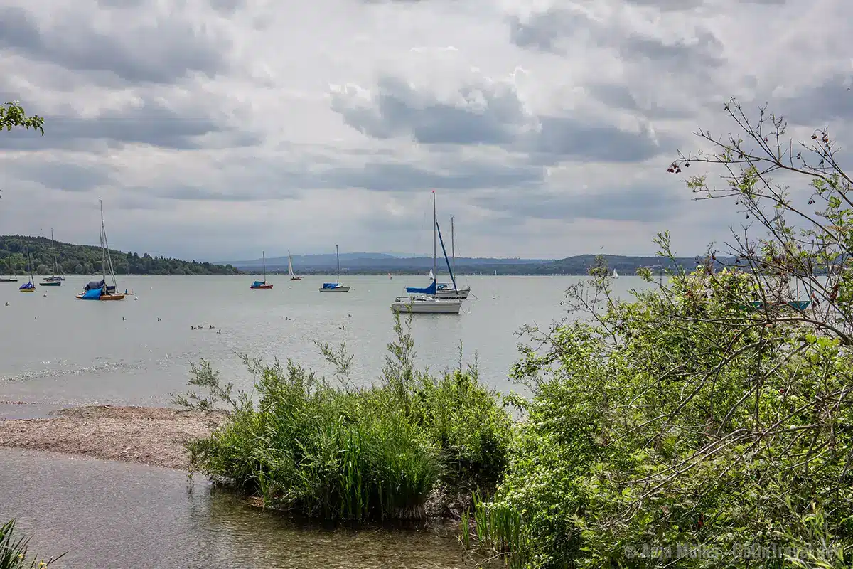 Segelboote auf dem Ammersee Segelboote auf dem Ammersee
