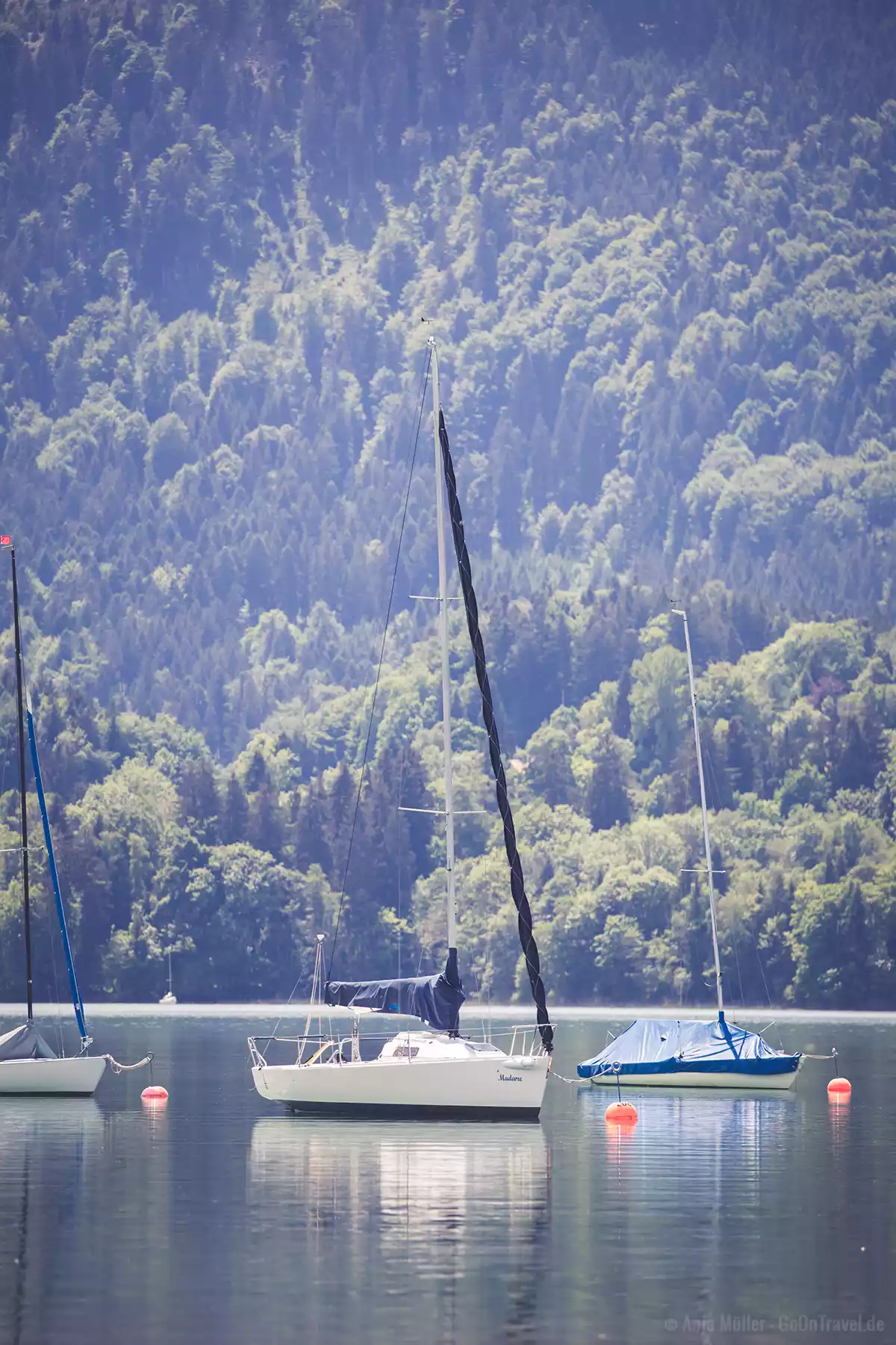 Segelboote auf dem Tegernsee Segelboote auf dem Tegernsee