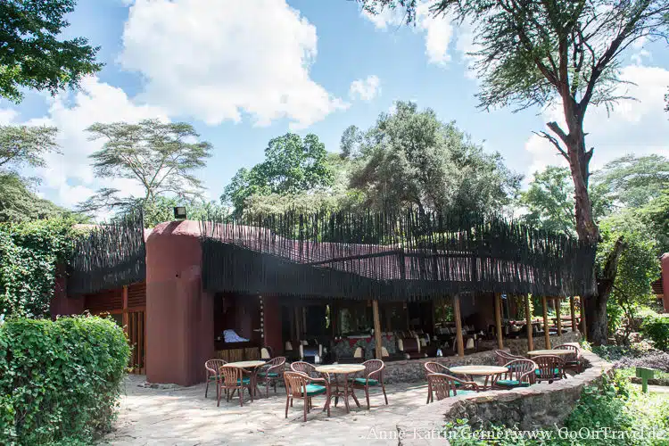 Hauptgebäude Serena Amboseli Lodge / Kenia