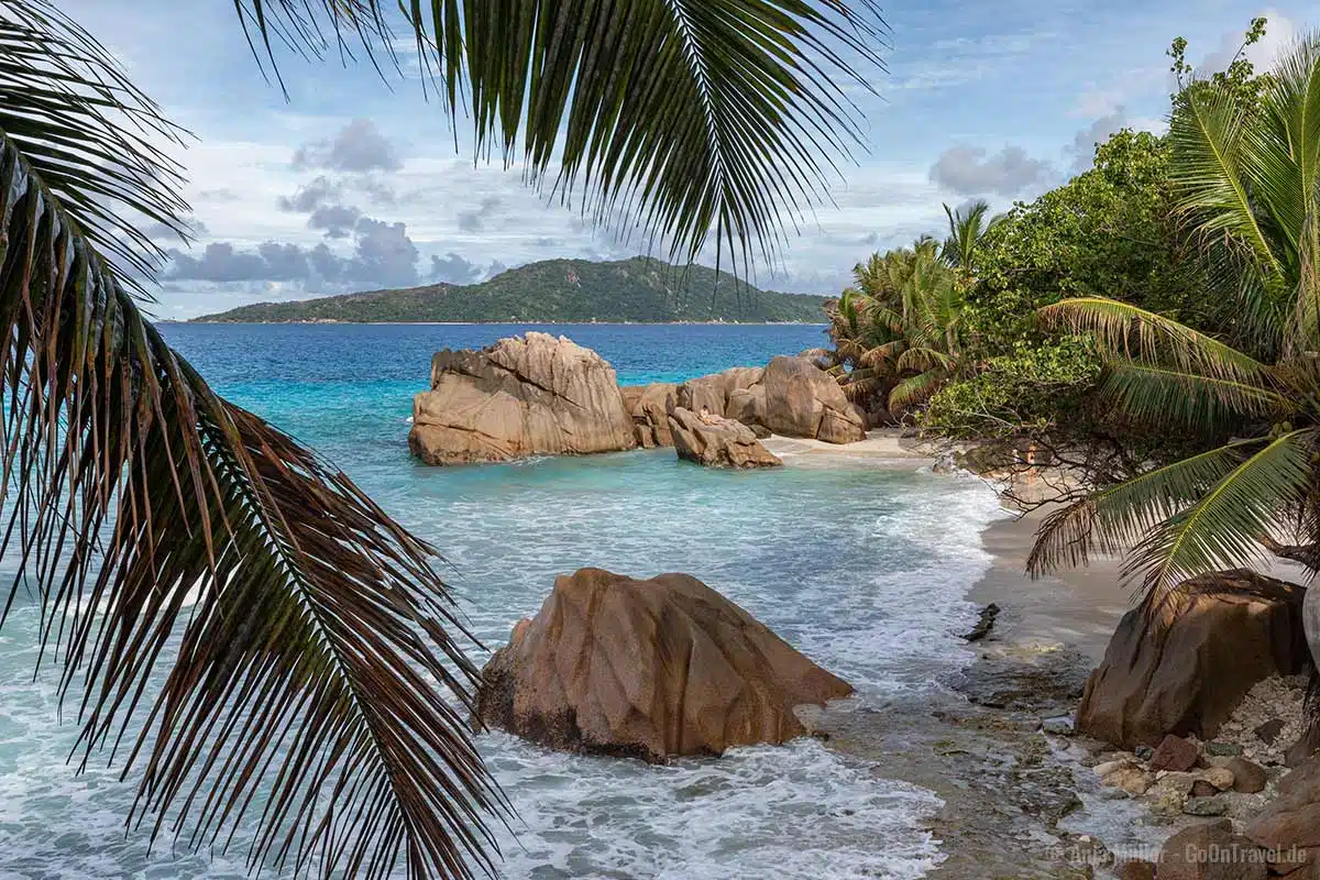Bucht am Anse Patates im Norden von La Digue Bucht am Anse Patates im Norden von La Digue