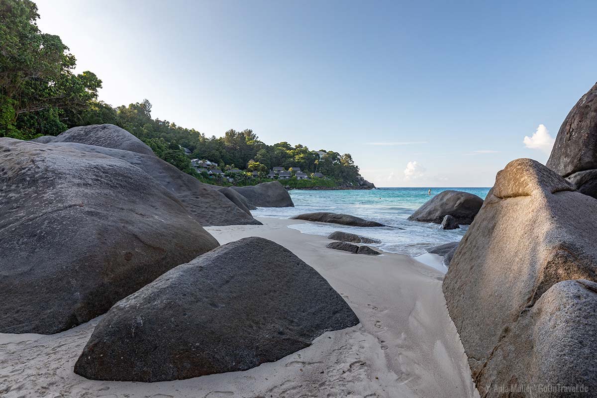 Granitfelsen am Carana Beach