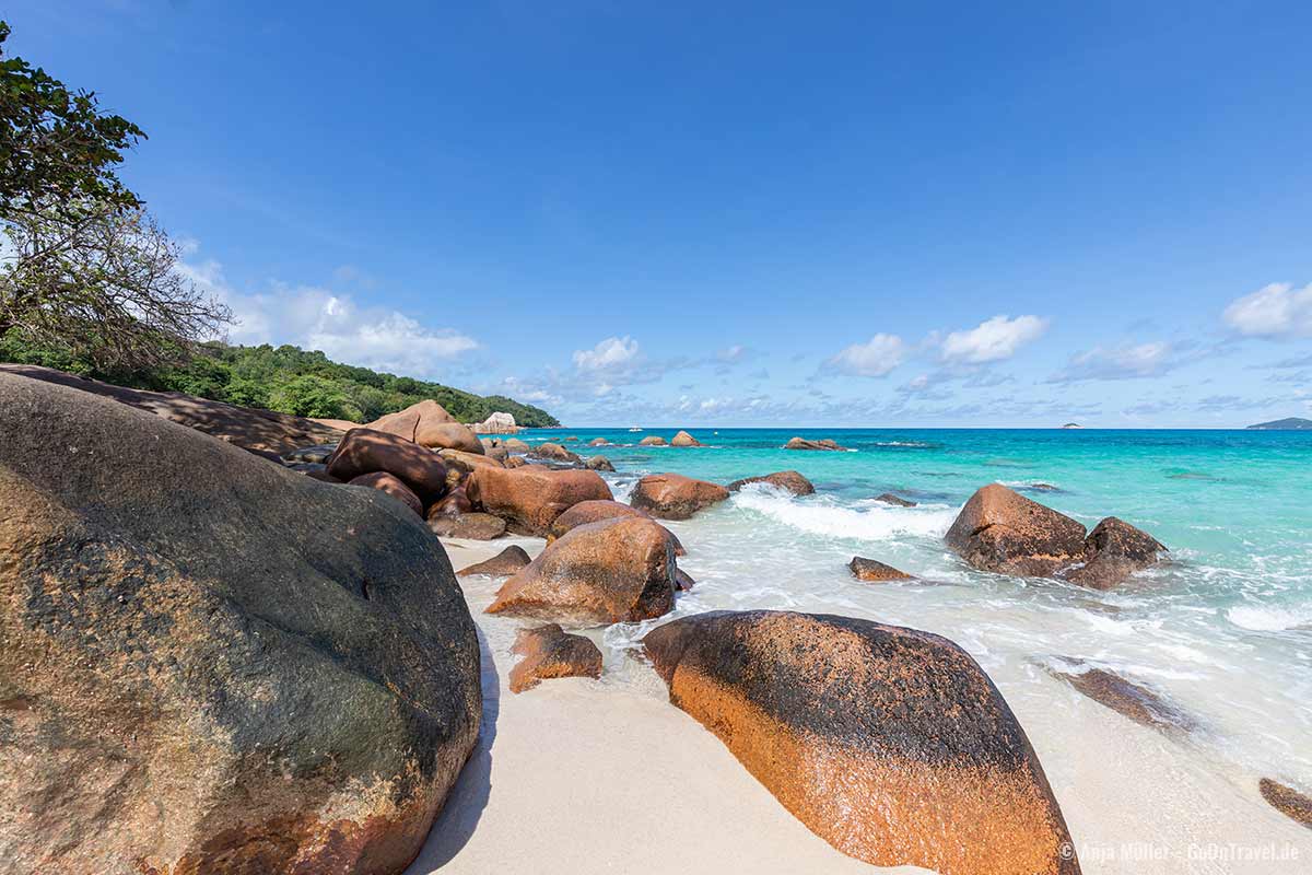 Traumstrand auf Praslin