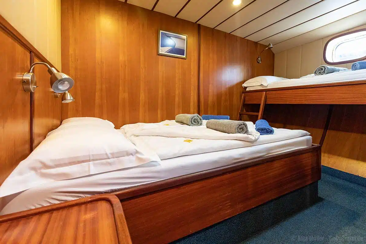 Meine Kabine beim Seychellen Segeltörn Meine Kabine beim Seychellen Segeltörn
