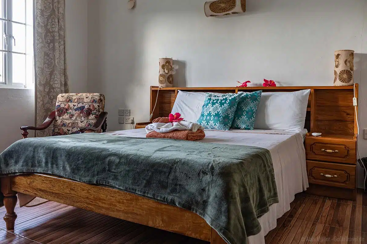 Schlafzimmer im Seychelles Yellow Petals Schlafzimmer im Seychelles Yellow Petals