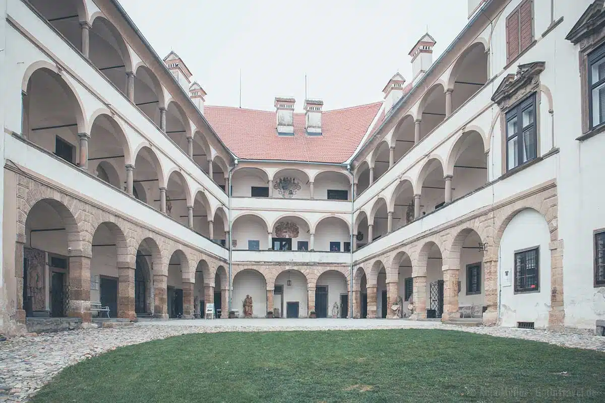 Innenhof vom Ptuj Castle Innenhof vom Ptuj Castle