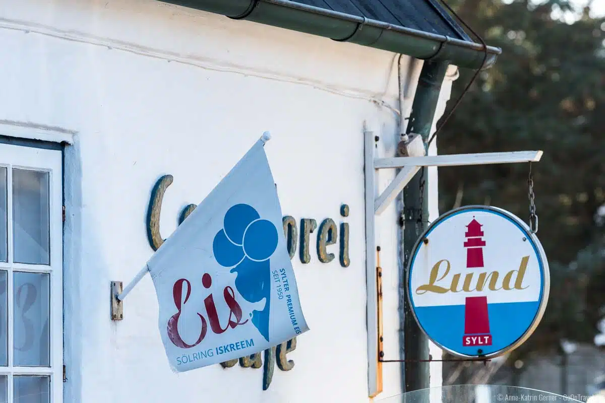Sölring Iskreem im Café Lund Sölring Iskreem im Café Lund