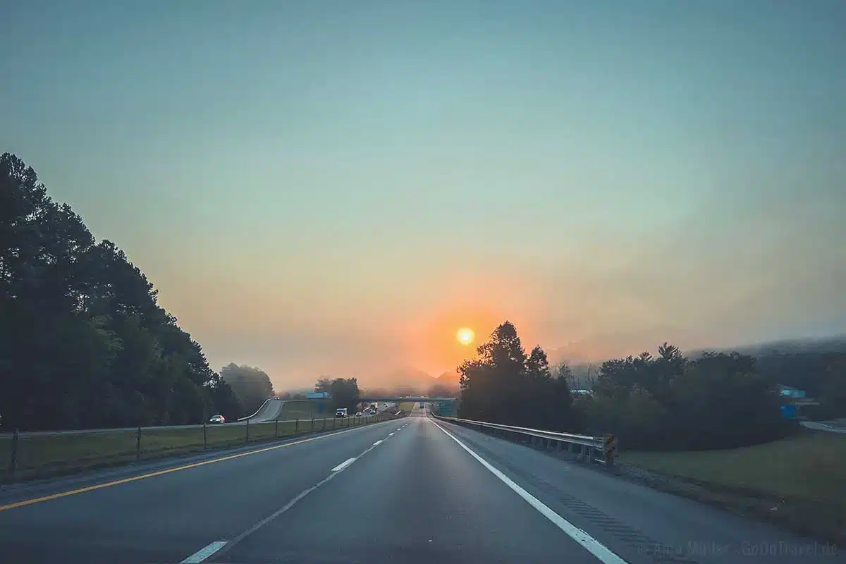 Sonnenaufgang in Tennessee