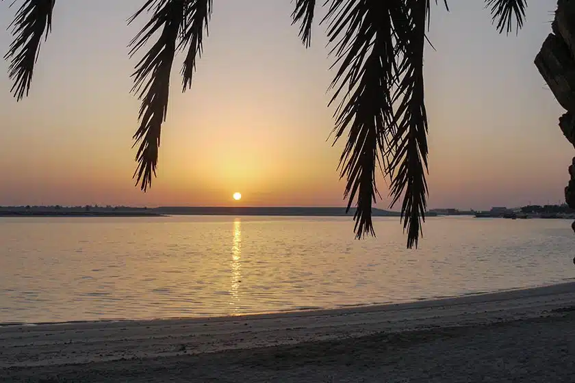 Sonnenuntergang in Dubai Sonnenuntergang in Dubai