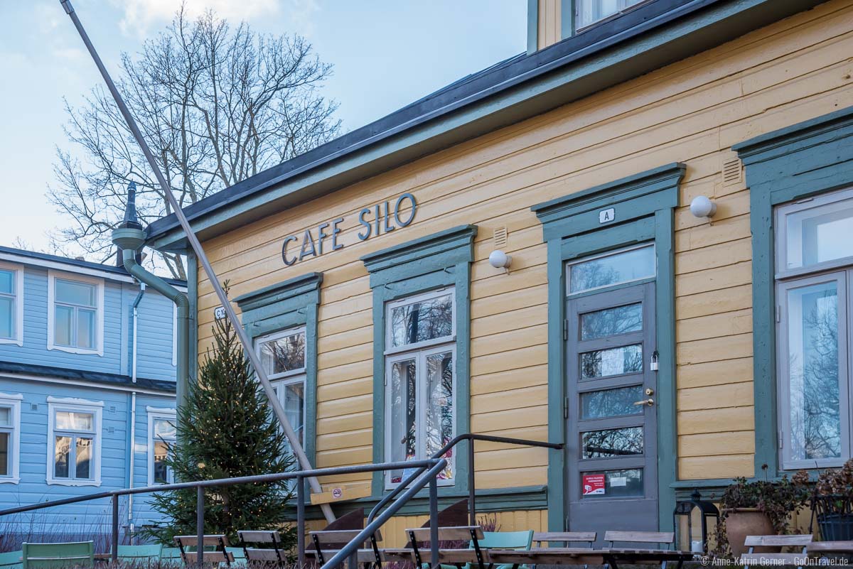 Das Café Silo unweit der Kirche hat auch im Winter geöffnet
