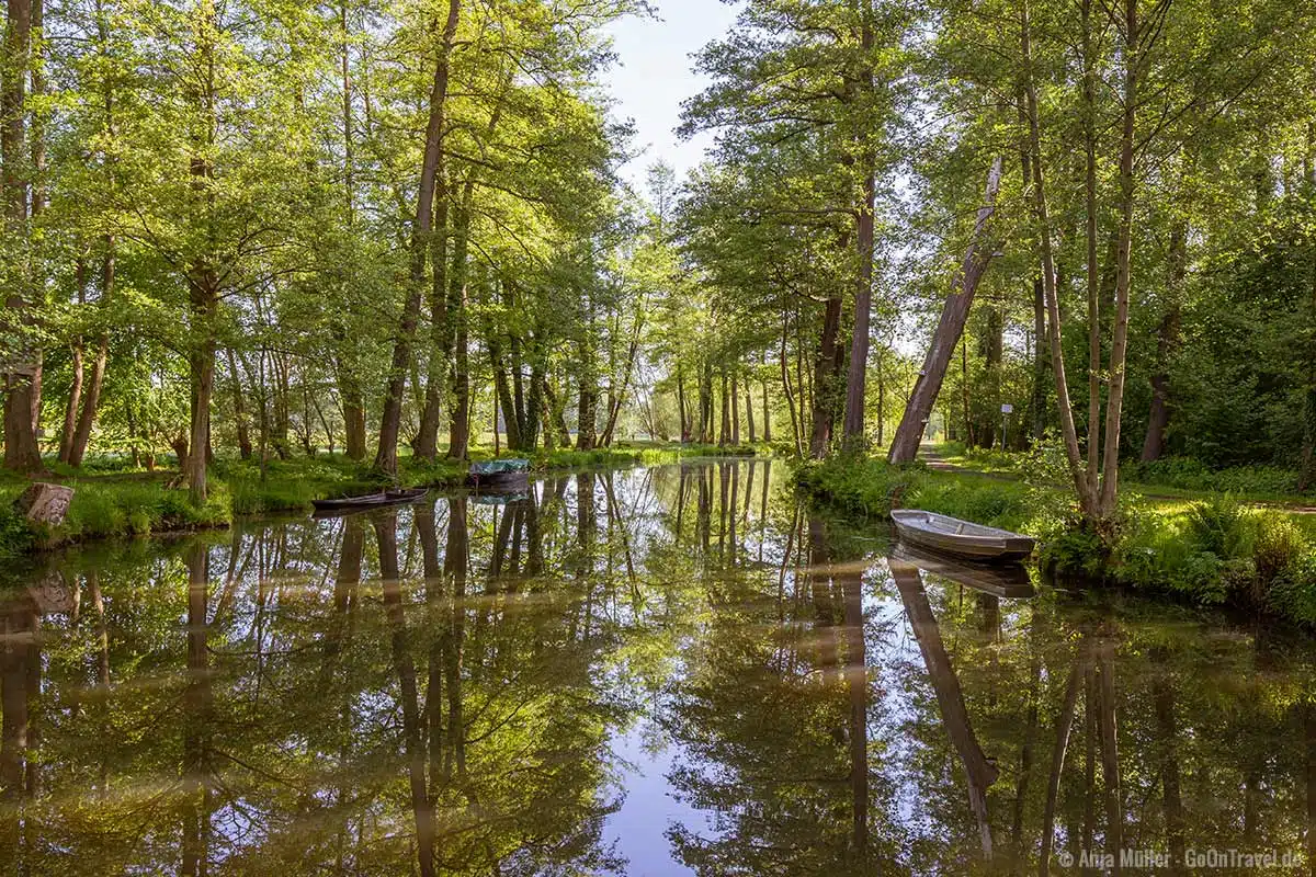 Typisches Landschaftbild im Spreewald Typisches Landschaftbild im Spreewald