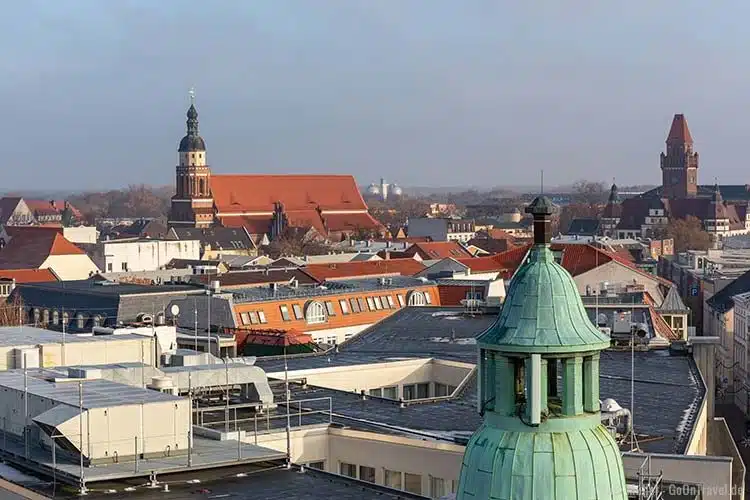 Aussicht auf Cottbus vom Spremberger Turm Aussicht auf Cottbus vom Spremberger Turm