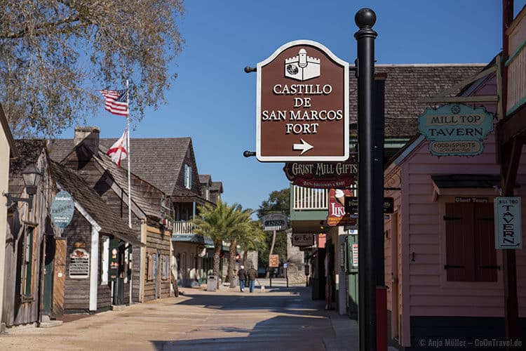 In der Altstadt der ältesten Stdt der USA - St. Augustine In der Altstadt der ältesten Stdt der USA - St. Augustine