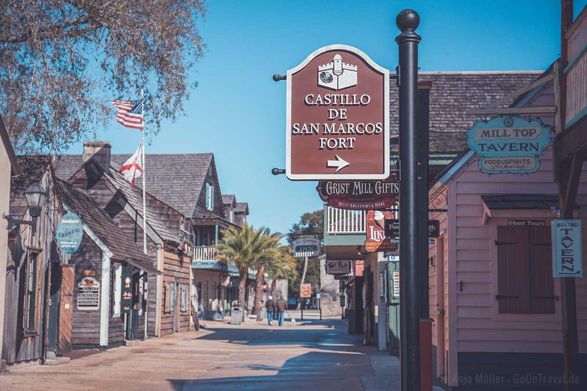 In der Altstadt der ältesten Stdt der USA - St. Augustine