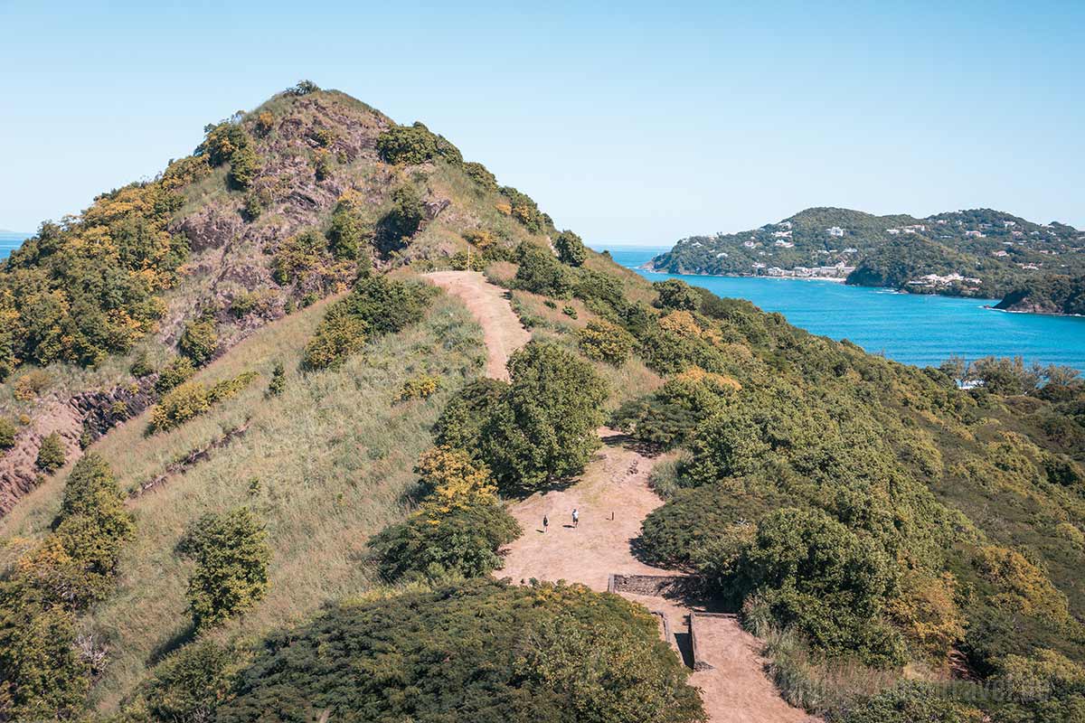 Wanderweg im Pigeon Island National Park