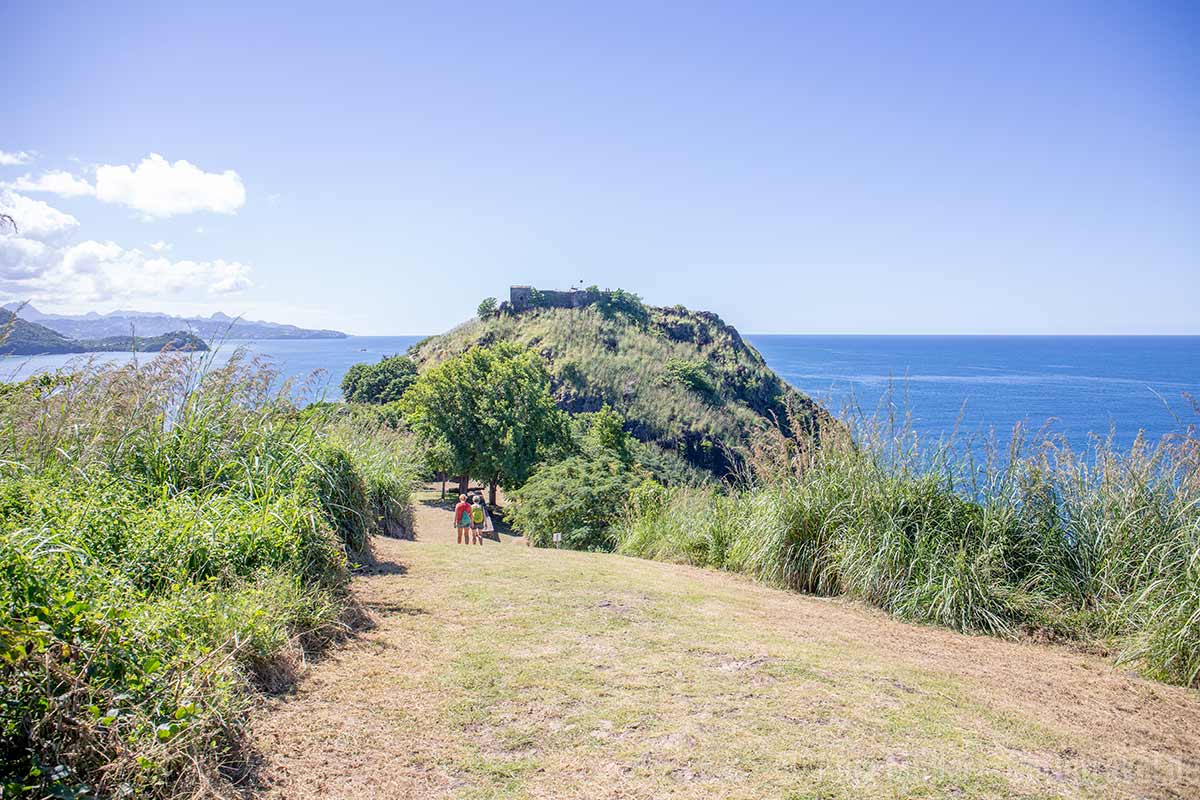 Blick auf Fort Rodney