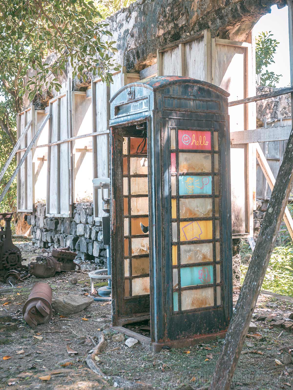 Überbleibsel aus der Zeit als St. Lucia noch zu Großbritannien gehörte