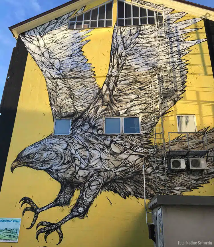 Street Art Postschiffroute - in Bodø Street Art Postschiffroute - in Bodø