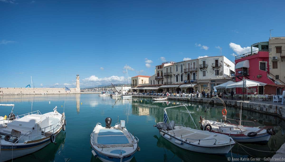venezianischer Hafen von Rethymno auf Kreta