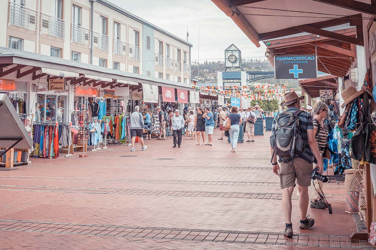 Shopping Straße in Knysna