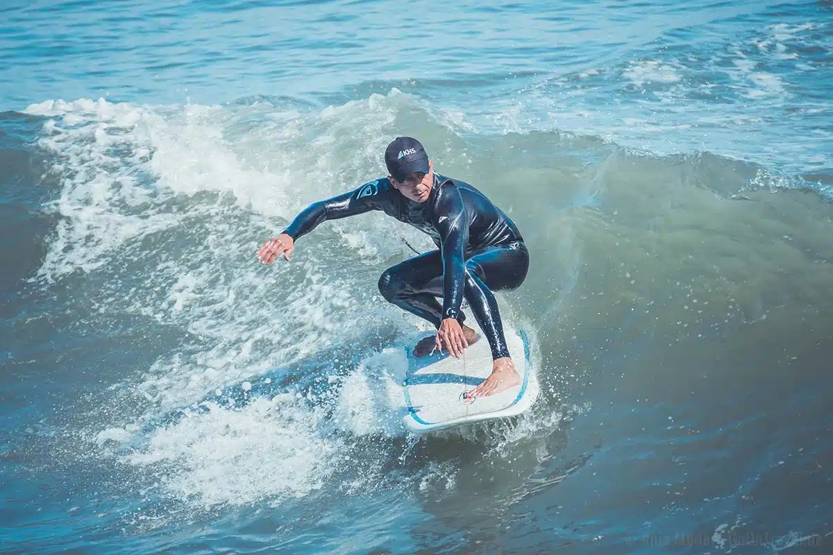 Surfer am Cocoa Beach Surfer am Cocoa Beach