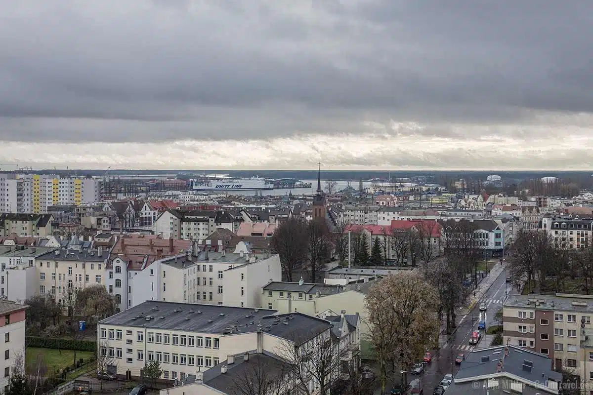 Blick auf Swinemünde vom Martin Luther Turm Blick auf Swinemünde vom Martin Luther Turm
