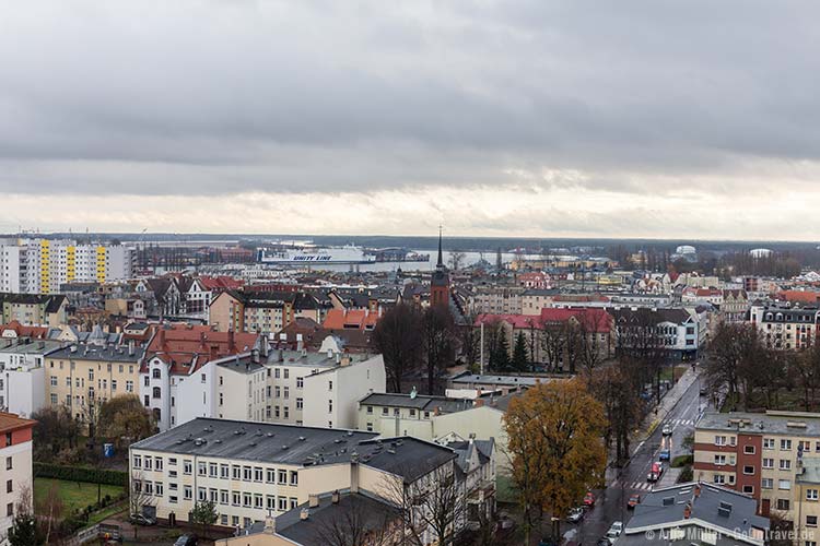 Blick auf Swinemünde vom Martin Luther Turm Blick auf Swinemünde vom Martin Luther Turm