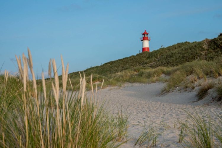 Sylt Ellenbogen Leuchtturm Strand