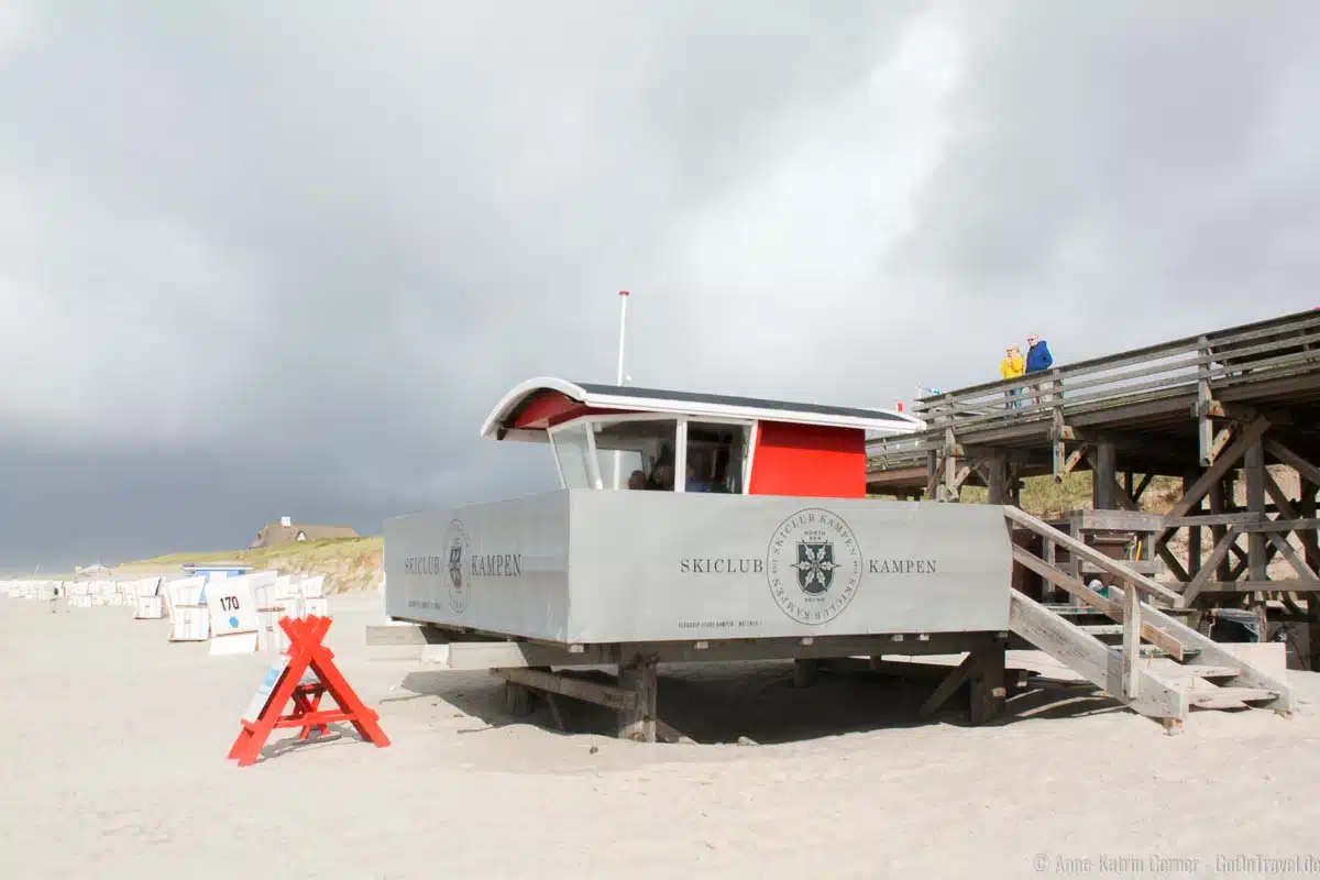Im September 2015 ist die Sandaufspülung deutlich zu erkennen Im September 2015 ist die Sandaufspülung deutlich zu erkennen