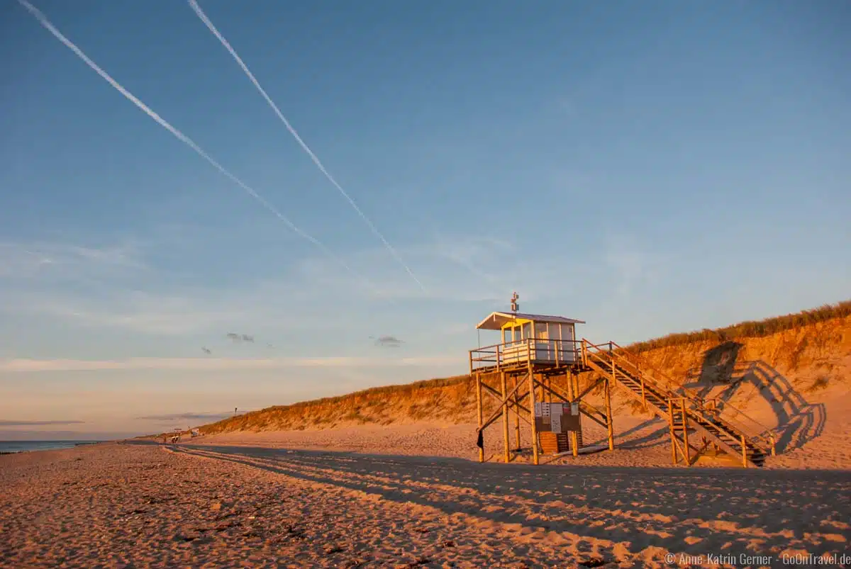 Abendstimmung am Strand in Rantum Abendstimmung am Strand in Rantum