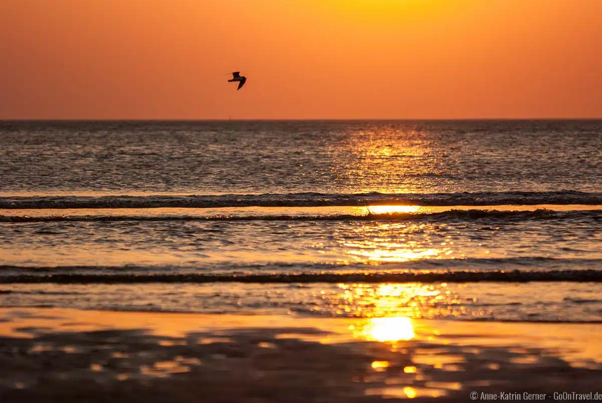 Sonnenuntergang Hauptstrand Westerland Sonnenuntergang Hauptstrand Westerland