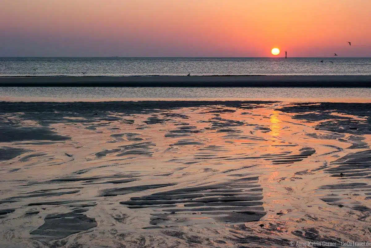 Sonnenuntergang bei Ebbe Sonnenuntergang bei Ebbe