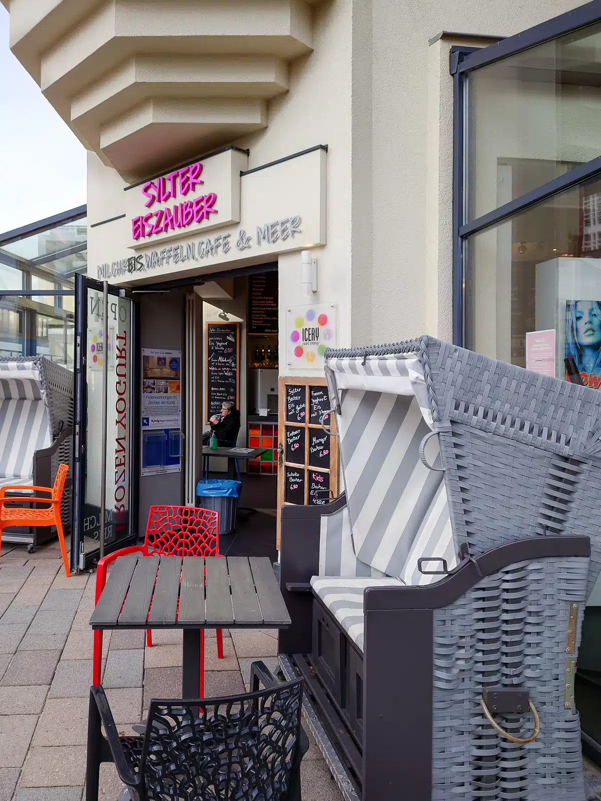 Sylter Eiszauber in der Friedrichstraße in Westerland Sylter Eiszauber in der Friedrichstraße in Westerland