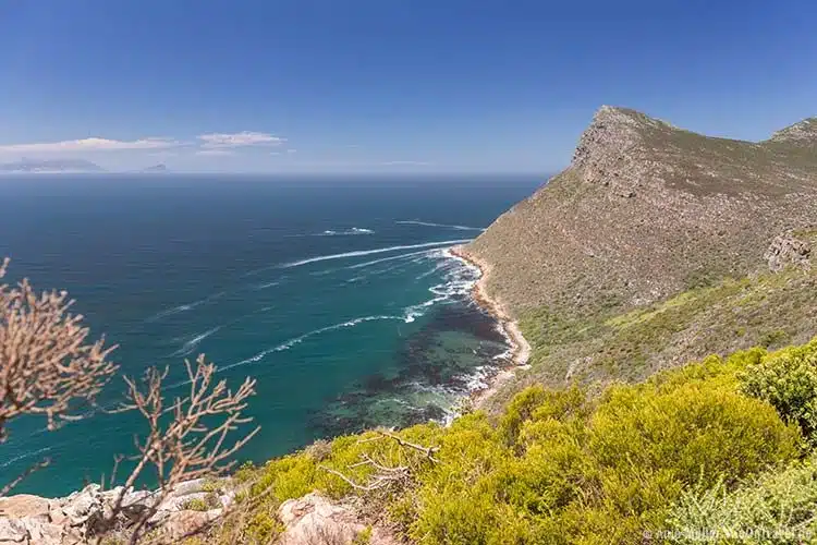 Blick auf die Smitswinkel Bay im Tafelberg National Park Blick auf die Smitswinkel Bay im Tafelberg National Park