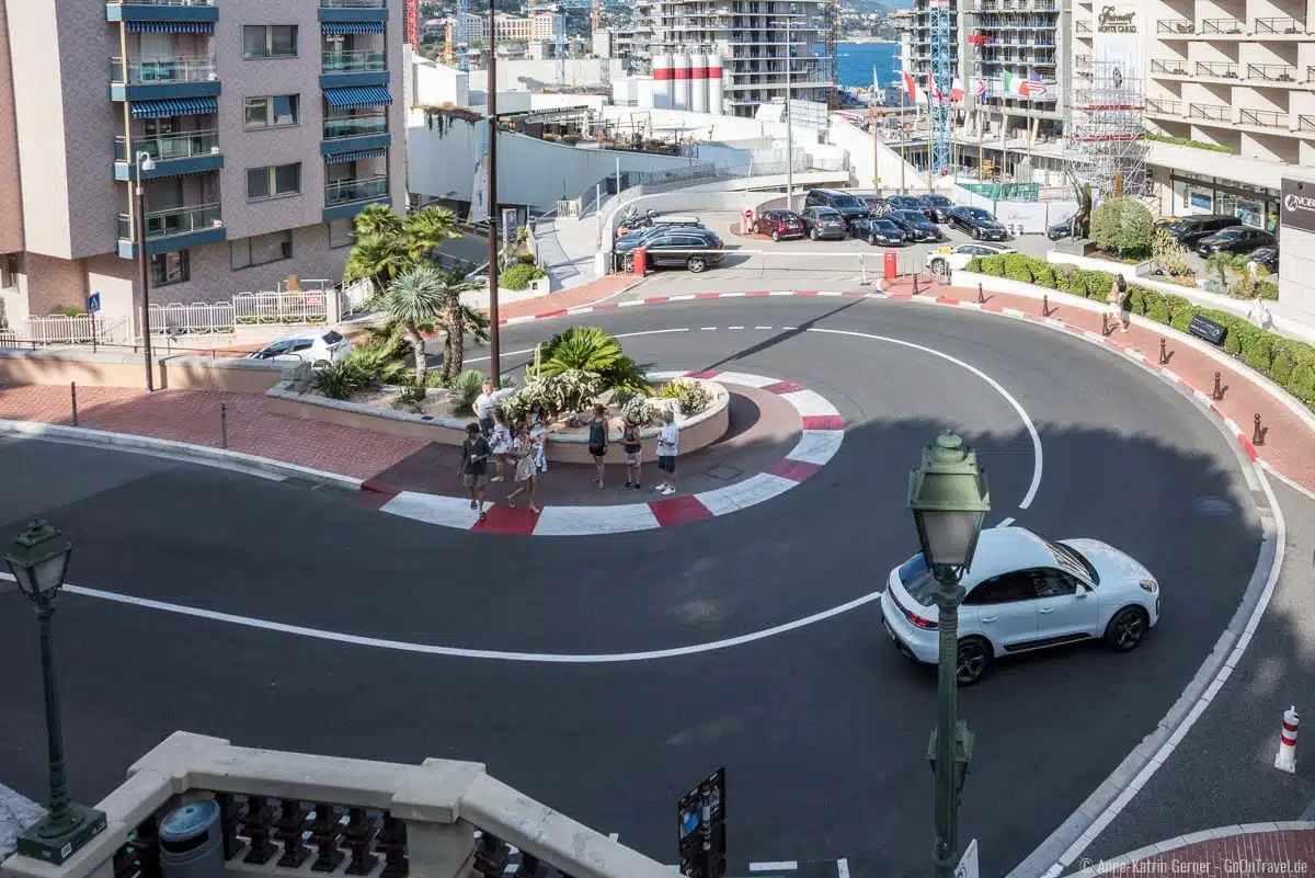 Die berühmte Haarnadelkurve in Monte-Carlo Die berühmte Haarnadelkurve in Monte-Carlo